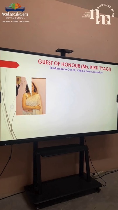 Venkateshwara World School — Guest of Honour